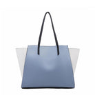 Lavinque Bags Set de Sacs 4 Pièces | Bleu Poudré & Blanc | Élégance Polyvalente