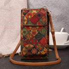 Lavinque Bags Synergie Mini Sac à Bandoulière | Motif Fleuri Bohème | Léger et Pratique