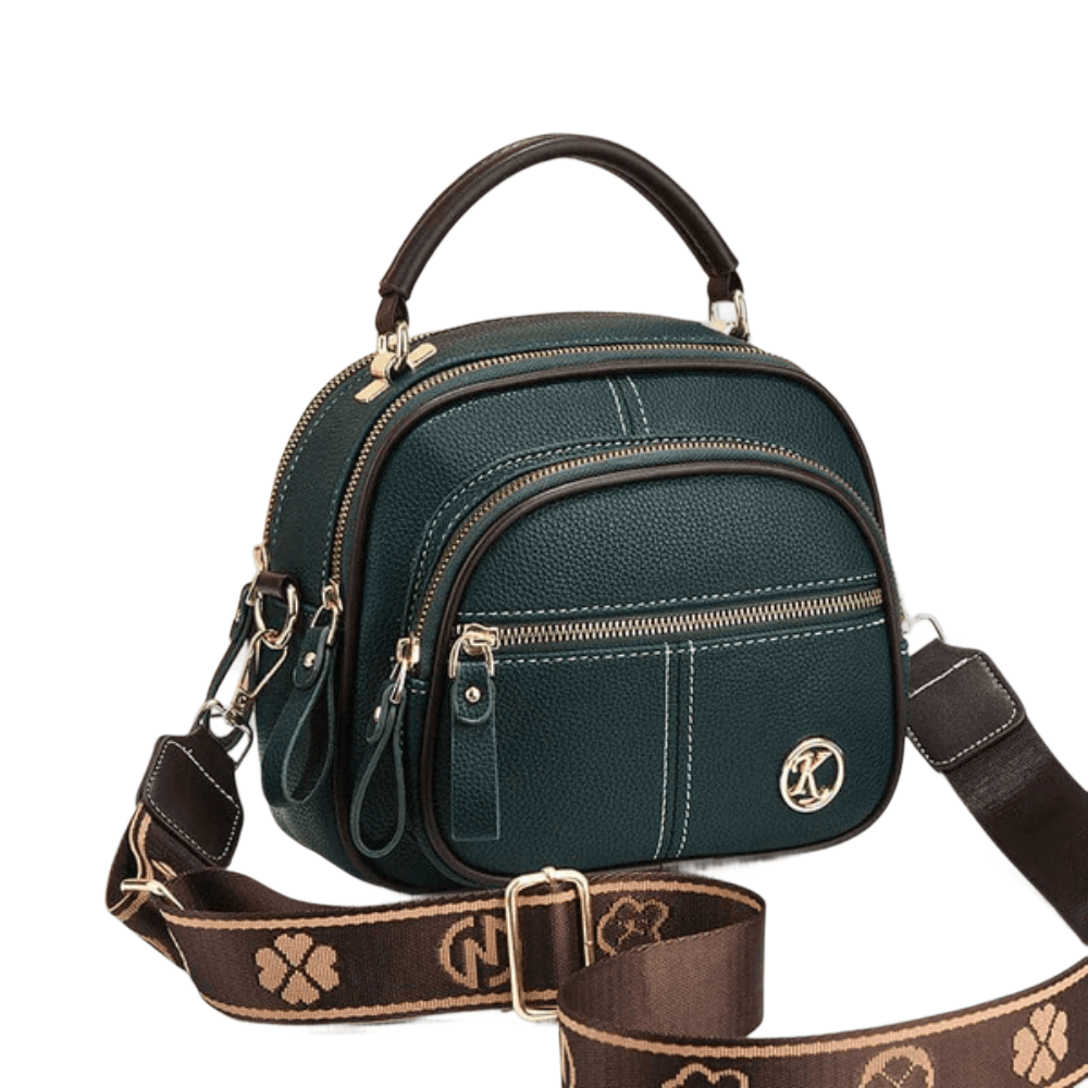 Lavinque Bags Vert foncé Sac Bandoulière Mini | Simili Cuir | Structuré & Polyvalent