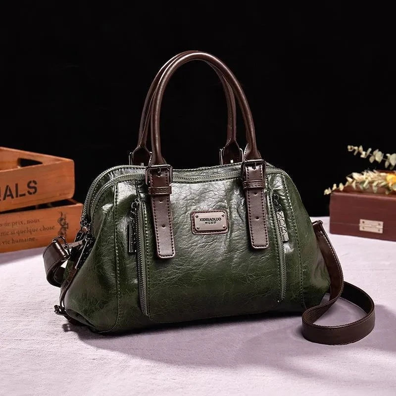 Lavinque Bags Vert Sac à Main Classique | Cuir PU | Élégant et Fonctionnel