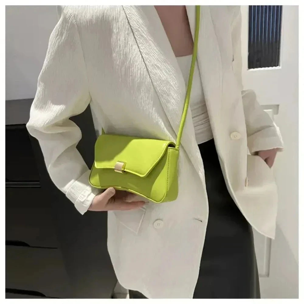 Lavinque Bags Vert Sac Épaule | Marron Chocolat | Minimaliste & Chic