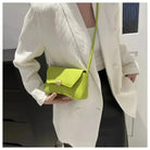Lavinque Bags Vert Sac Épaule | Marron Chocolat | Minimaliste & Chic