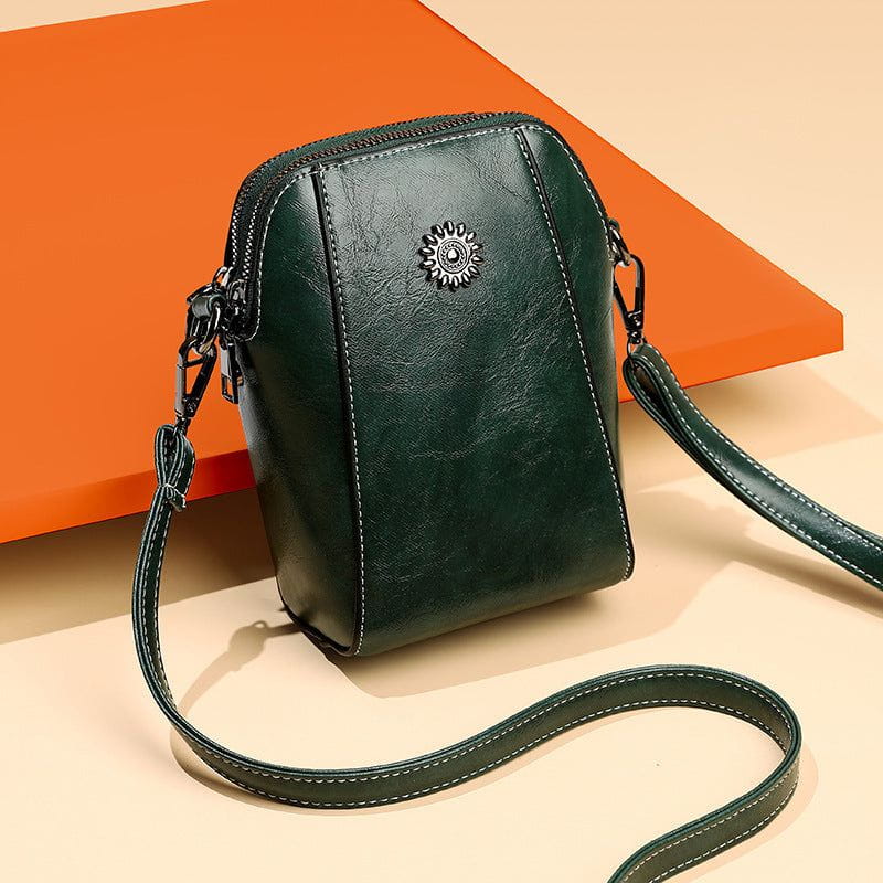 Lavinque Bags Vert / Taille Unique Sac bandoulière compact | Noir | Élégance et fonctionnalité