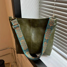 Lavinque Bags Vert / Taille Unique Sac bandoulière en cuir synthétique | Marron | Élégance et praticité au quotidien