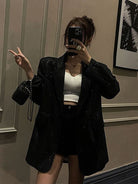 Lavinque Blazer Blazer Pailleté Oversize | Chic | Élégant et Brillant