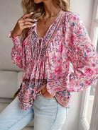 Lavinque Blouses Blouse Bohème Fleurie | Élégance Décontractée | Légère & Féminine