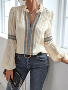 Lavinque Blouses Blouse Bohème | Tissu Léger | Élégance Décontractée