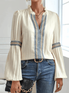 Lavinque Blouses Blouse Bohème | Tissu Léger | Élégance Décontractée