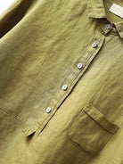 Lavinque Blouses Chemise Oversize en Lin | Élégance Décontractée | Confort &  Légèreté