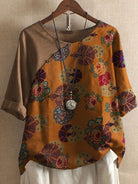 Lavinque Blouses Jaune / XS Blouse Bohème Asymétrique | Élégance & Couleurs | Confort & Style Unique