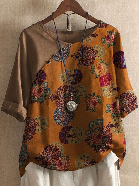 Lavinque Blouses Jaune / XS Blouse Bohème Asymétrique | Élégance & Couleurs | Confort & Style Unique