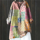 Lavinque Blouses Multicolore / S Blouse Bohème Fleurie | Élégance Décontractée | Fluide & Confortable