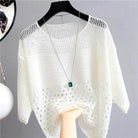 Lavinque Blouses Pull Femme | Maille Ajourée | Léger et Élégant