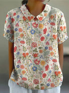 Lavinque Blouses Rose / S Chemisier Fleuri | Multicolore | Léger et Estival