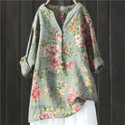 Lavinque Blouses Vert clair / S Blouse Bohème Fleurie | Élégance Décontractée | Fluide & Confortable