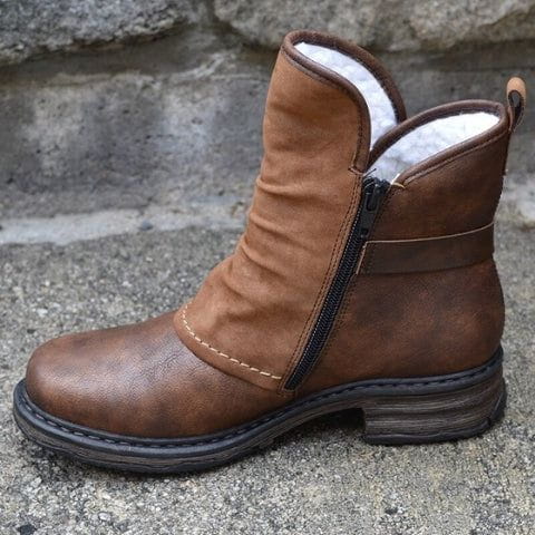 Lavinque Boots 35 Bottines Western Bimatière | Style Rustique | Confort & Élégance Décontractée