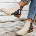 Lavinque Boots Beige 1 / 35 Bottines Décontractées | Simili Daim | Élégance et Confort