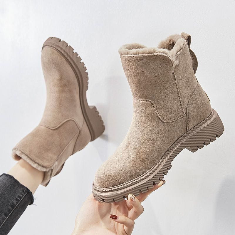 Lavinque Boots Beige / 35 Bottes Hiver | Doublure Chaude & Semelle Antidérapante | Confort & Style