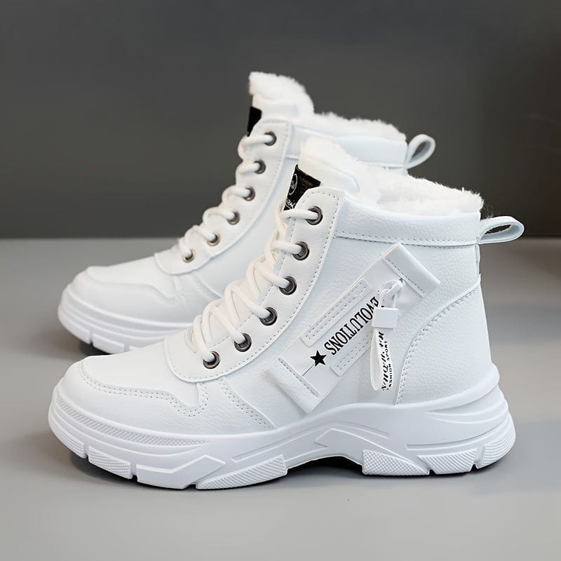 Lavinque Boots Blanc / 35 Bottes d'hiver fourrées | Beige | Chaleur et style en toute saison