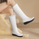 Lavinque Boots Blanc / 35 Bottes Hautes Hiver | Matelassées et Fourrées | Chaudes et Antidérapantes