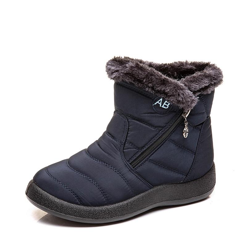 Lavinque Boots Bleu / 35 Bottines Hiver Fourrées | Chaleur | Confort et Praticité