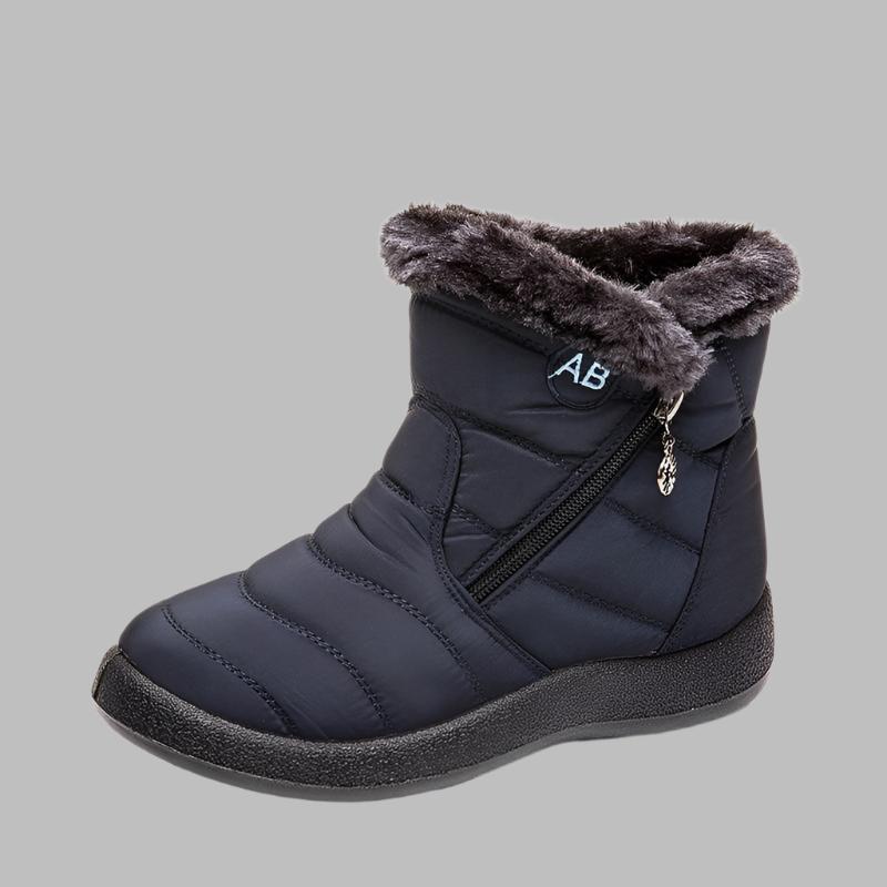 Lavinque Boots Bleu / 35 Bottines Hiver Fourrées | Chaudes & Imperméables | Confort Quotidien