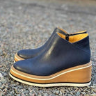 Lavinque Boots Bleu foncé / 35 Bottines Compensées en Suédine | Confort & Élégance | Style Décontracté
