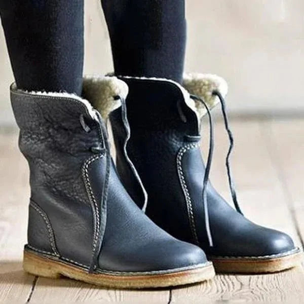 Lavinque Boots Bottes d’Hiver Fourrées en Cuir | Hiver | Chaleur et Confort Authentique