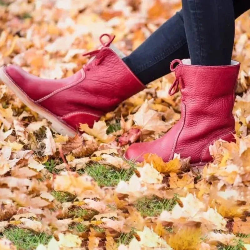 Lavinque Boots Bottes d’Hiver Fourrées en Cuir | Hiver | Chaleur et Confort Authentique