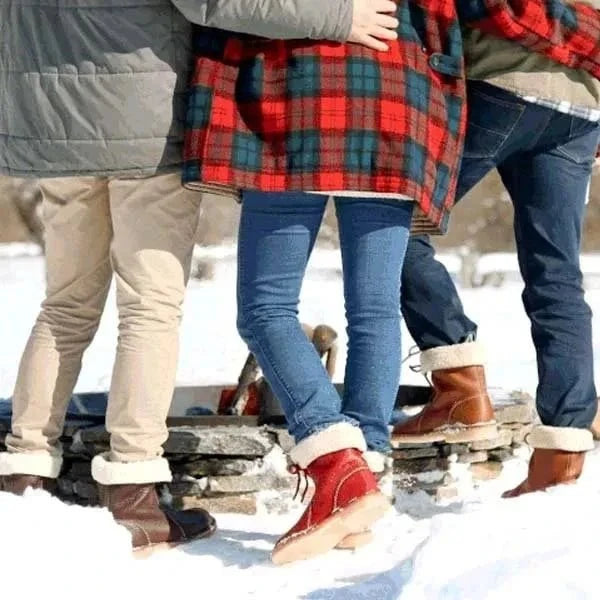 Lavinque Boots Bottes d’Hiver Fourrées en Cuir | Hiver | Chaleur et Confort Authentique