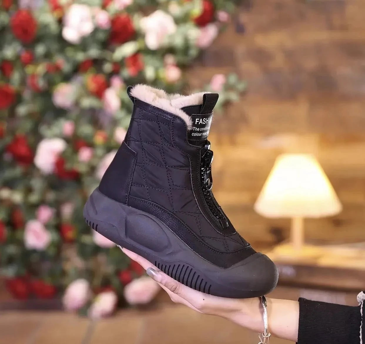 Lavinque Boots Bottes d'Hiver Rembourrées | Chaleur & Confort | Style Sport-Chic
