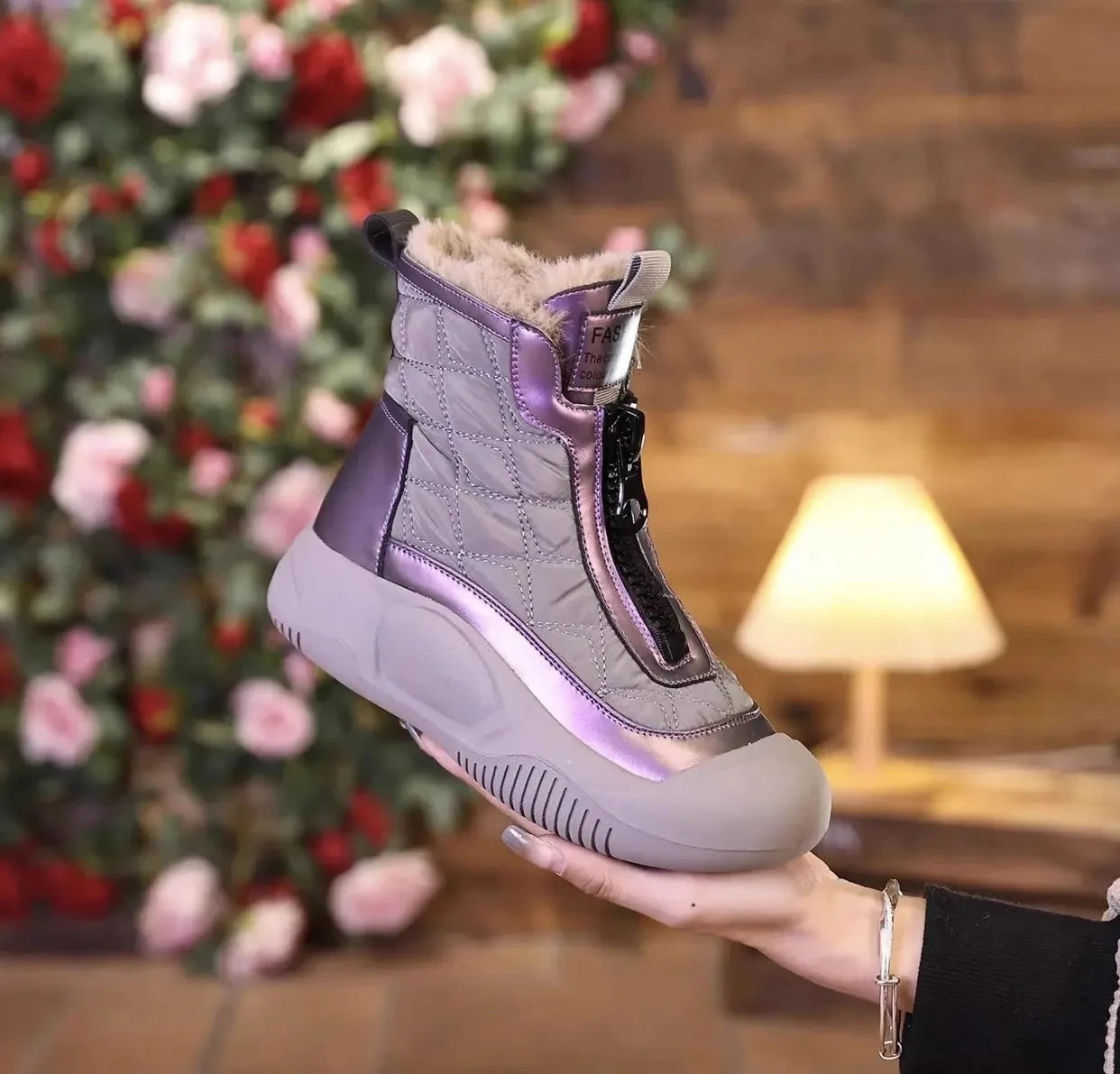 Lavinque Boots Bottes d'Hiver Rembourrées | Chaleur & Confort | Style Sport-Chic