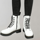 Lavinque Boots Bottes de Combat en Similicuir | Tendance | Robustes et Confortables