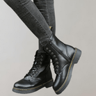 Lavinque Boots Bottes de Combat en Similicuir | Tendance | Robustes et Confortables