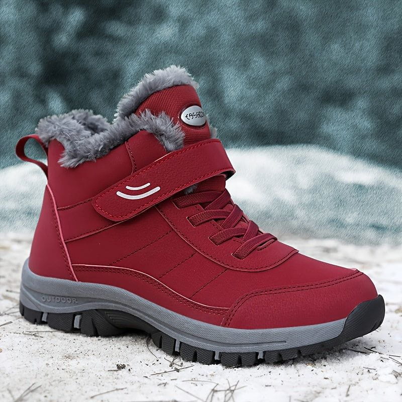 Lavinque Boots Bottes de neige fourrées | Rouge | Chaleur et protection pour l'hiver