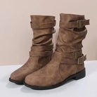 Lavinque Boots Bottes Femme | Style Décontracté | Effet Vieilli