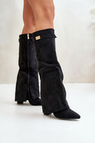 Lavinque Boots Bottes Hautes Femme | Élégance & Confort | Talon Chic
