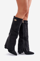 Lavinque Boots Bottes Hautes Femme | Élégance & Confort | Talon Chic