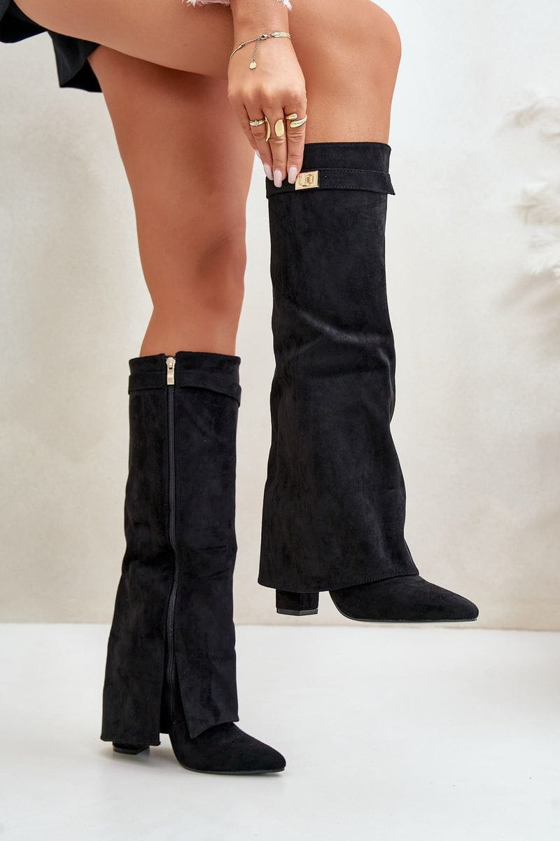 Lavinque Boots Bottes Hautes Femme | Élégance & Confort | Talon Chic