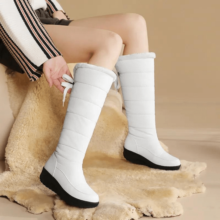 Lavinque Boots Bottes Hautes Hiver | Matelassées et Fourrées | Chaudes et Antidérapantes