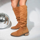Lavinque Boots Bottes Hautes Suédine | Élégantes | Confortables et Stylées