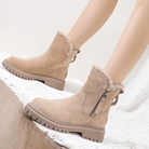 Lavinque Boots Bottes Hiver Fourrées | Suédine Douce | Chaudes et Antidérapantes
