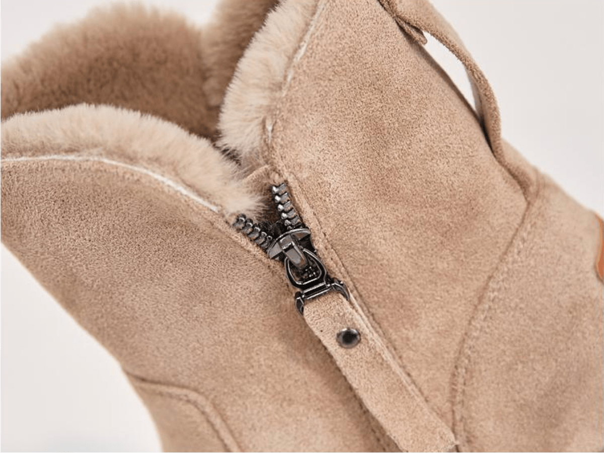 Lavinque Boots Bottes Hiver Fourrées | Suédine Douce | Chaudes et Antidérapantes