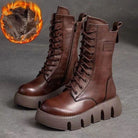 Lavinque Boots Bottes Montantes à Semelle Épaisse | Style Audacieux | Confort & Stabilité