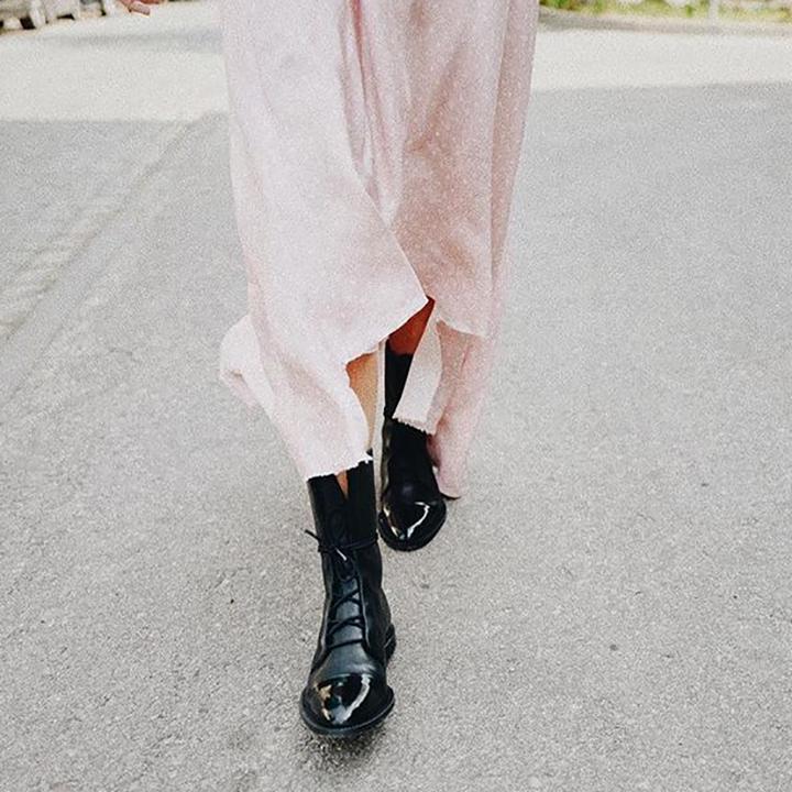 Lavinque Boots Bottines à Lacets en Cuir | Élégance & Robustesse | Style Intemporel