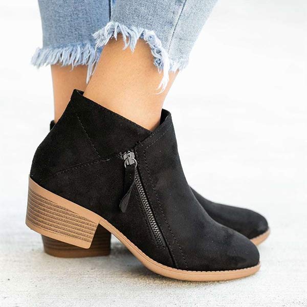 Lavinque Boots Bottines Décontractées | Simili Daim | Élégance et Confort