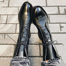 Lavinque Boots Bottines en Cuir à Lacets | Élégance &  Intemporalité | Style Classique