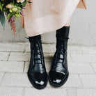 Lavinque Boots Bottines en Cuir à Lacets | Élégance &  Intemporalité | Style Classique