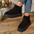 Lavinque Boots Bottines Fourrées à Semelle Épaisse | Hiver | Chaleur et Confort