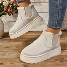 Lavinque Boots Bottines Fourrées à Semelle Épaisse | Hiver | Chaleur et Confort